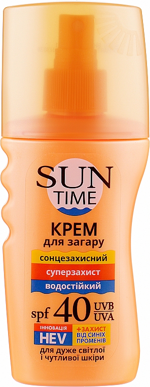 Крем для засмаги - Биокон Sun Time — фото N1