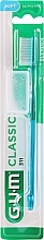 Зубна щітка "311", м'яка, зелена - G.U.M Classic Toothbrush — фото N1