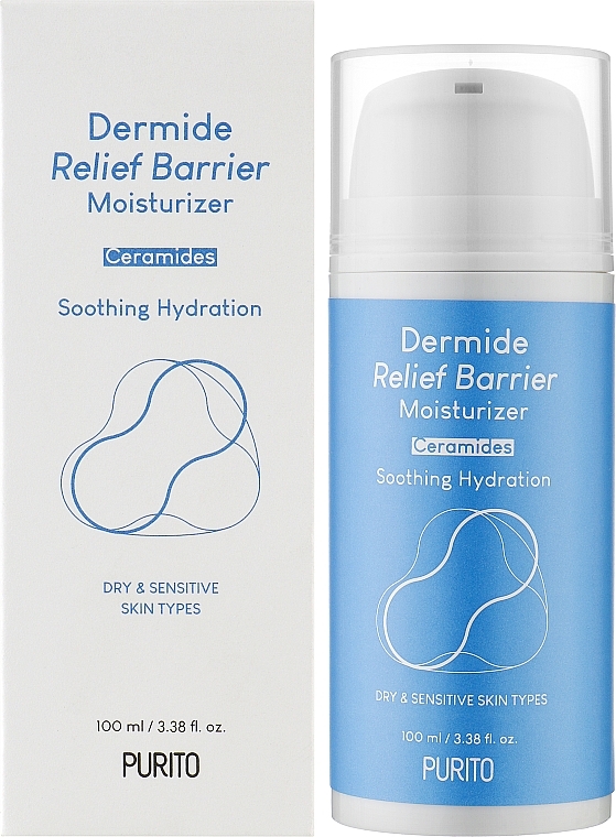 УЦЕНКА Увлажняющий барьерный крем для лица - Purito Dermide Relief Barrier Moisturizer * — фото N2