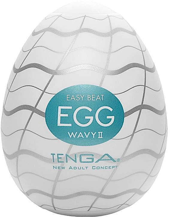 Одноразовый мастурбатор "Яйцо" - Tenga Egg Wavy ll — фото N1