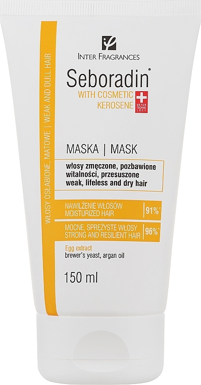 Маска для блиску волосся - Seboradin Hair Mask Cosmetic Kerosene — фото N1