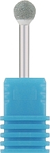 Фреза корундова "Кулька", діаметр 5.5 мм, 45-5, сіра - Nail Drill — фото N1
