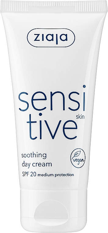 Денний заспокійливий крем для чутливої шкіри - Ziaja Sensitive Skin Soothing Day Cream — фото N1