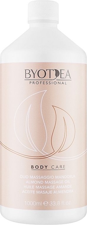 Масло для массажа нейтральное с маслом сладкого миндаля и подсолнечника - Byothea Body Care Almond Massage Oil — фото N1