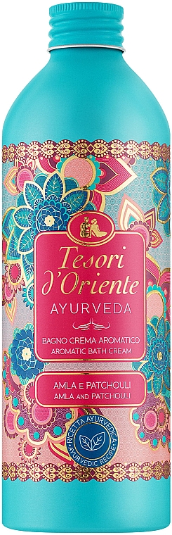 Парфумований крем-гель для ванни, олія амли та пачулі - Tesori d`Oriente Ayurveda — фото N1