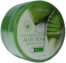 Многофункциональный алоэ гель для лица и тела - Teresia Aloe Vera 100% Soothing Gel — фото N1