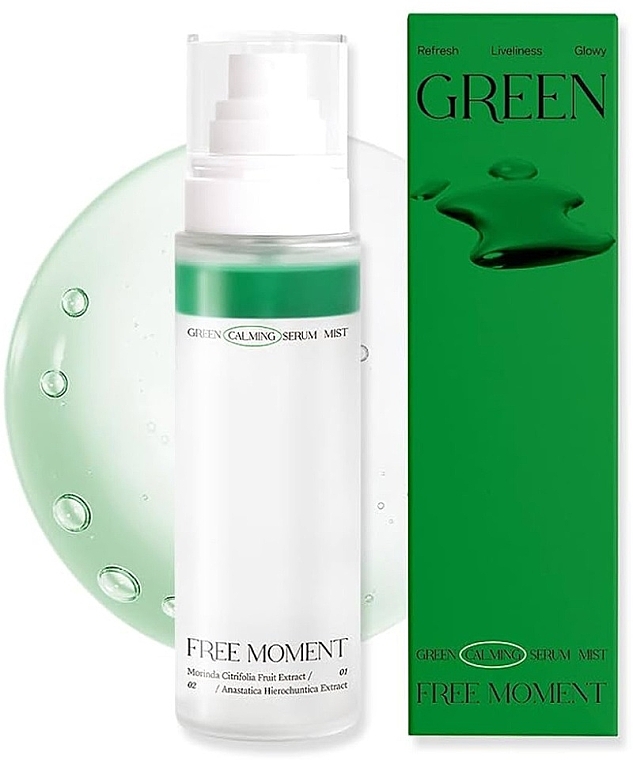 Заспокійливий міст для обличчя - Dr. Althea Free Moment Green Calming Serum Mist — фото N1