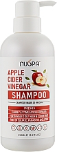 Бессульфатный шампунь для волос с яблочным сидром - Clever Hair Cosmetics Nuspa Apple Cider Vinegar Shampoo — фото N1
