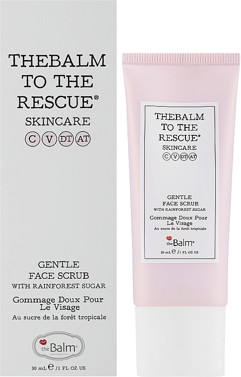 Ніжний скраб для обличчя - theBalm To The Rescue Gentle Face Scrub — фото N2