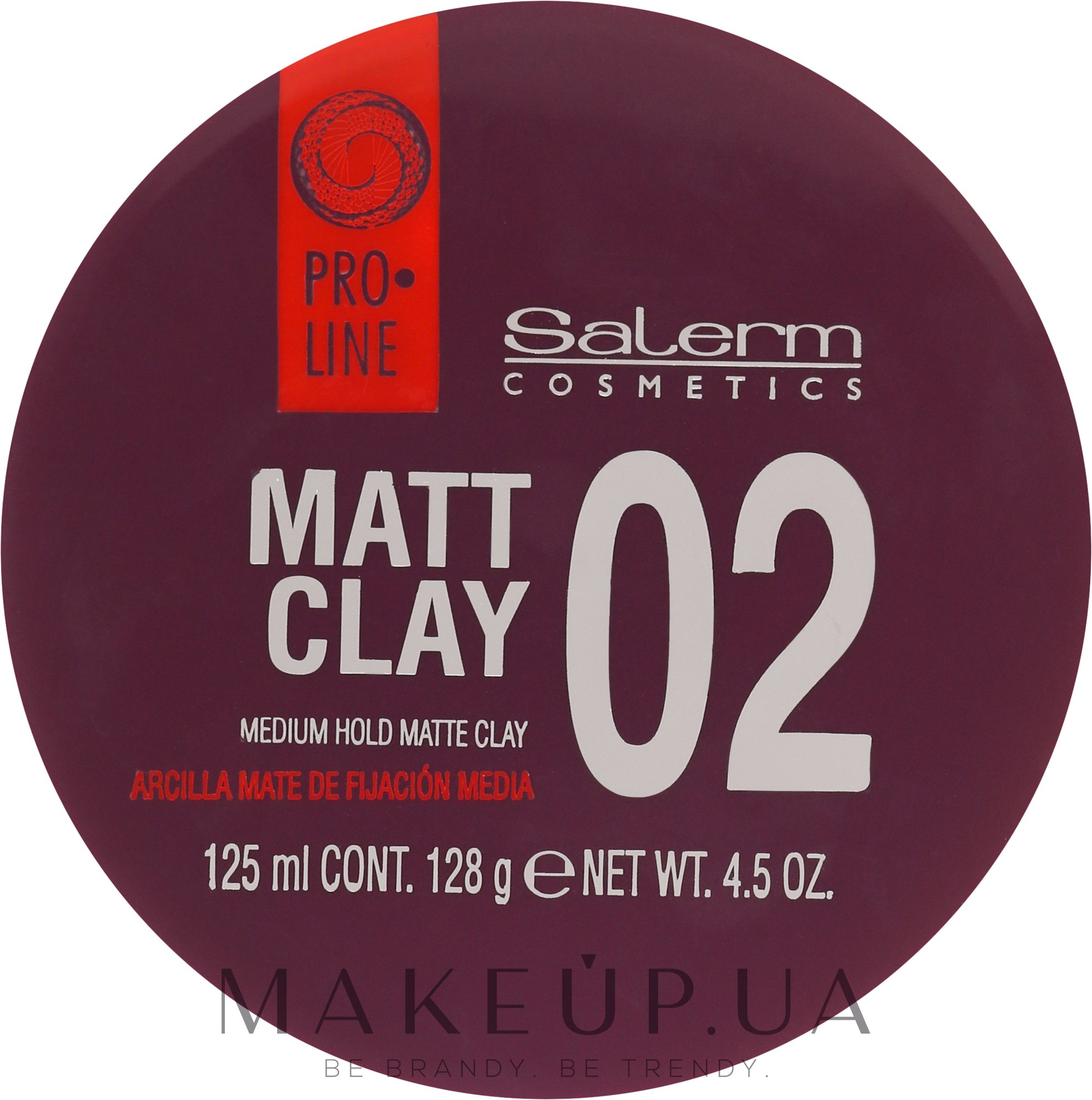 Матова помада для укладання волосся - Salerm Pro Line Matt Clay — фото 125ml