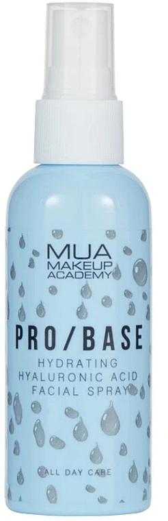 База-спрей под макияж - MUA Pro Base Hyaluronic Acid Facial Mist — фото N1