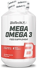 Харчова добавка "Omega 3" - BiotechUSA Mega Omega 3 — фото N1