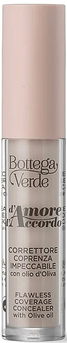 Консилер для обличчя - Bottega Verde D'Amore D'Accordo Flawless Coverage Concealer with Olive Oil — фото N1