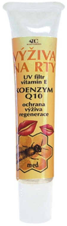 Бальзам для губ - Bione Cosmetics Honey + Q10 Nourishment With Vitamins E, A And D Lip — фото N1