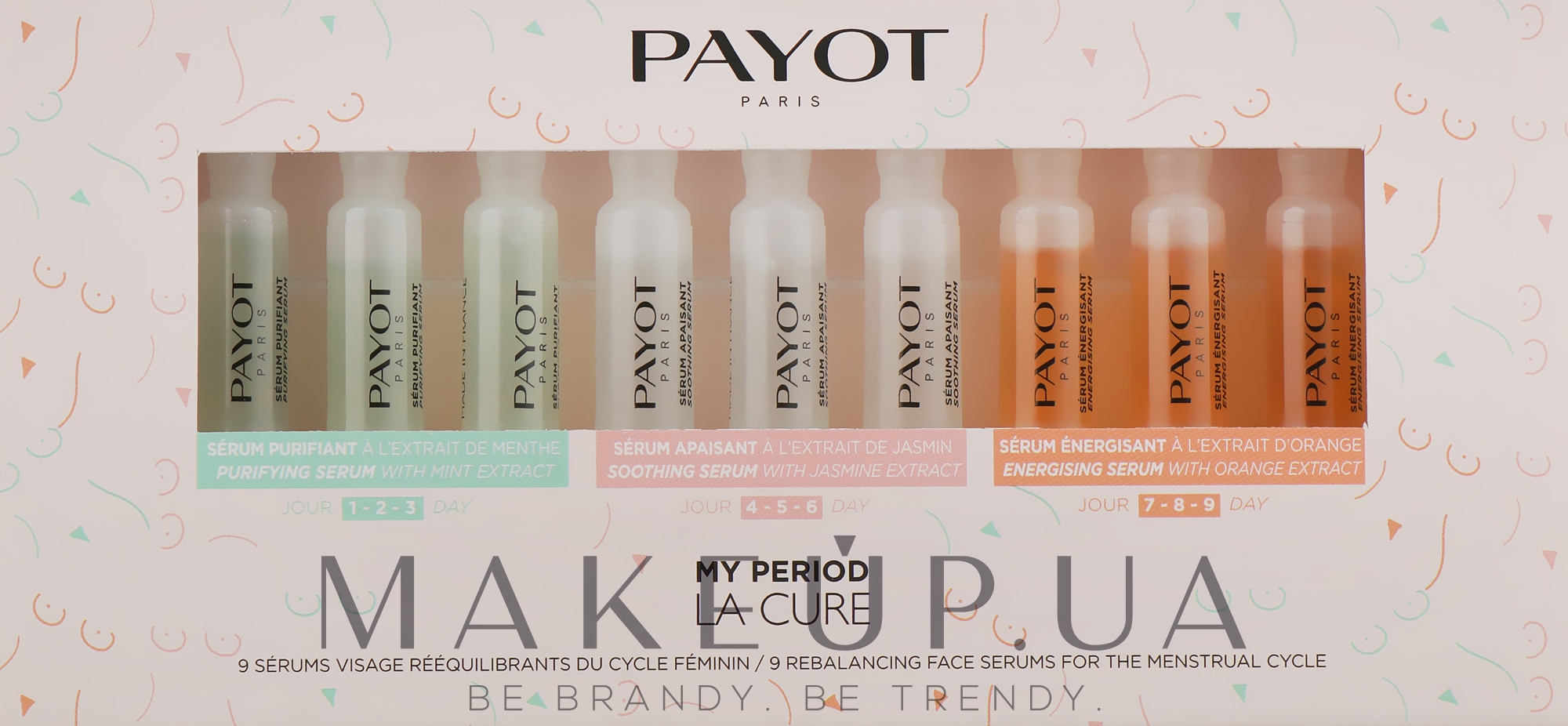 Ампульный курс из 9 сывороток - Payot My Period La Cure — фото 9x1.5ml