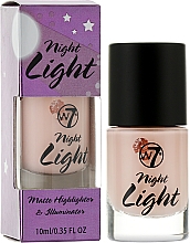Хайлайтер-иллюминатор для лица матовый - W7 Night Light Matte Highlighter and Illuminator — фото N2