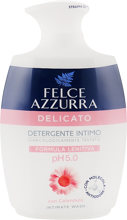 Рідке делікатне мило для інтимної гігієни з календулою - Felce Azzurra Calendula Intimate Wash