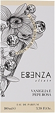 Essenza Milano Parfums Vanilla And Pink Pepper Elixir - Парфумована вода — фото N2