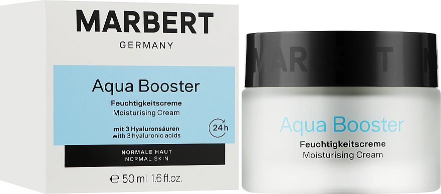 Зволожувальний крем для нормального типу шкіри - Marbert Aqua Booster Feuchtigkeitscreme — фото N2