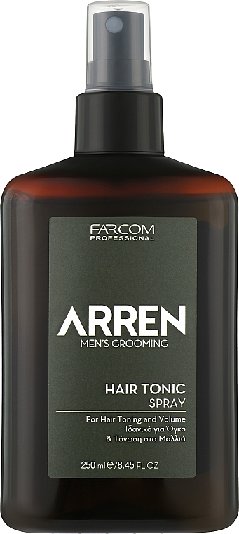 Спрей-тонік для волося для чоловіків - Arren Men's Grooming Hair Tonic Spray — фото N1