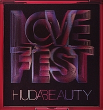 Палетка теней для век - Huda Beauty Lovefest Obsessions Eyeshadow Palette — фото N2