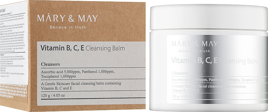 Очищающий бальзам с витаминами B, C, E, - Mary & May Vitamine B.C.E Cleansing Balm — фото N2