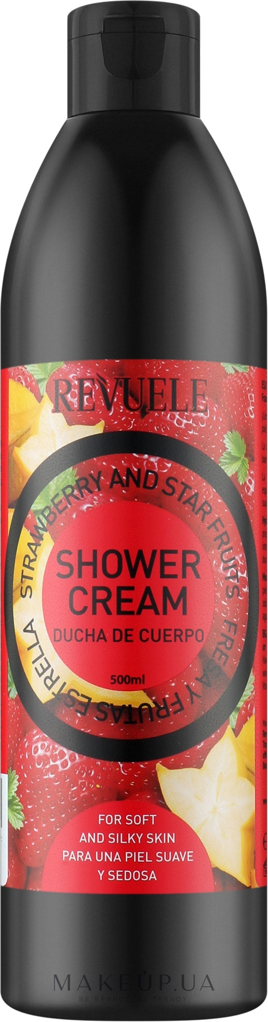 Крем-гель для душа - Revuele Shower Cream Strawberry And Star Fruits — фото 500ml