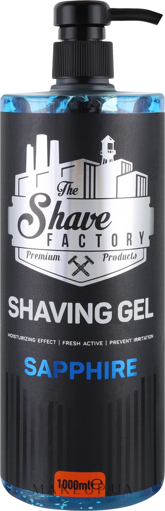 Гель для гоління - The Shave Factory Shaving Gel Sapphire — фото 1000ml