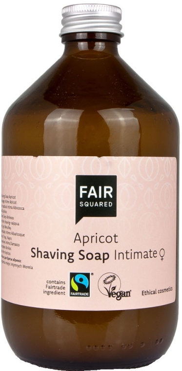 Мило для гоління - Fair Squared Apricot Shaving Soap Intimate — фото N1