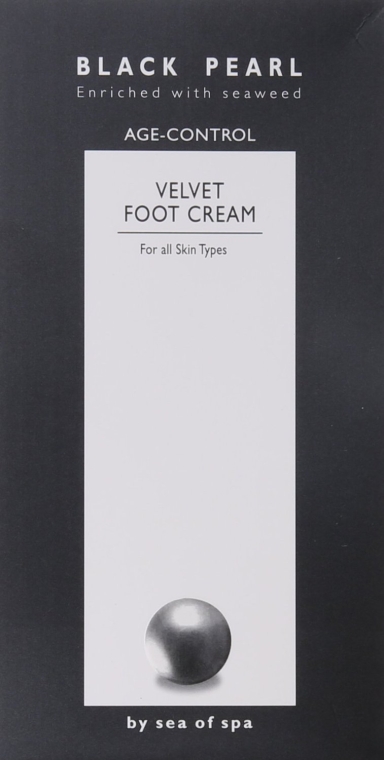 Оксамитовий крем для ніг - Sea Of Spa Black Pearl Age Control Velvet Foot Cream — фото N7