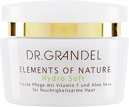 Парфумерія, косметика Зволожувальний крем із вітаміном F для обличчя - Dr. Grandel Elements of Nature Hydro Soft