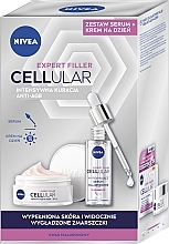 Парфумерія, косметика Набір - Nivea Cellular Expert Filler Duopack (f/cr/50ml + f/ser/30ml)