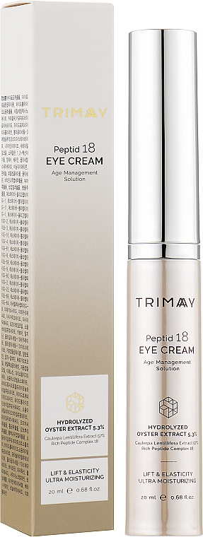Антивіковий крем для повік з пептидним комплексом - Trimay Peptid 18 Eye Cream — фото N2