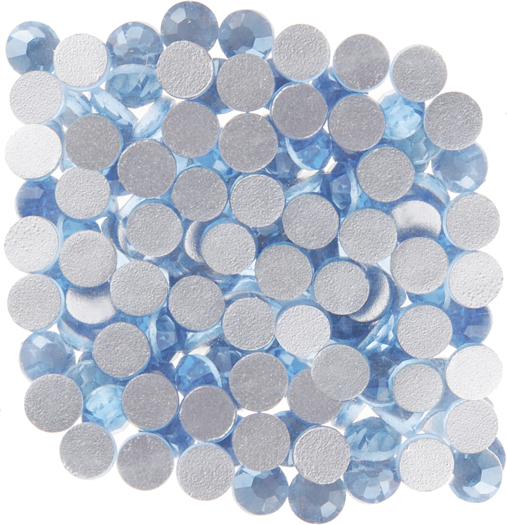 Декоративные кристаллы для ногтей "Light sapphire", размер SS 10, 100шт - Kodi Professional — фото N1