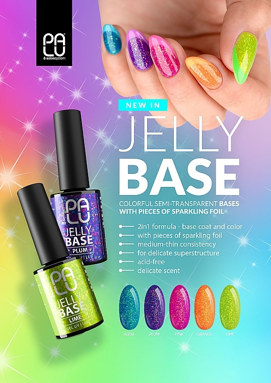 База для гель-лака - Palu Jelly Base Gel UV/Led — фото N3