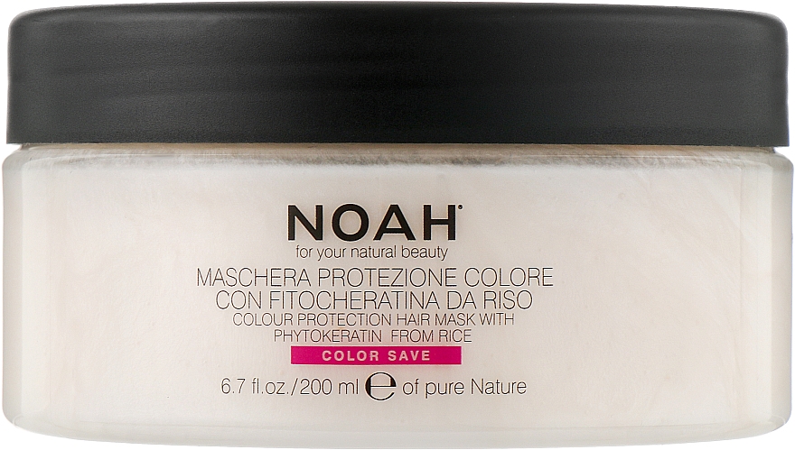 Маска для окрашенных волос с рисом и фитокератином - Noah Hair Mask With Rice Phytokeratine — фото N1