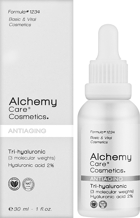 Антивозрастная сыворотка для лица - Alchemy Care Cosmetics Antiaging Tri-Hyaluronic — фото N2