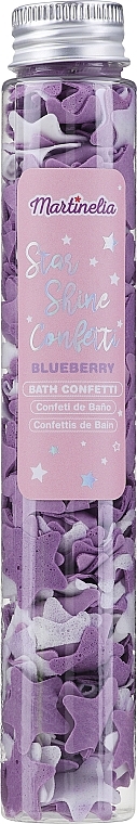 Сіль для ванни "Конфетті", рожева - Martinelia Starshine Bath Confetti Blueberry — фото N1