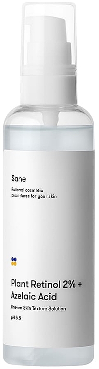 Тонік для обличчя з рослинним  ретинолом - Sane Plant Retinol 2% + Azelaic Acid — фото N2