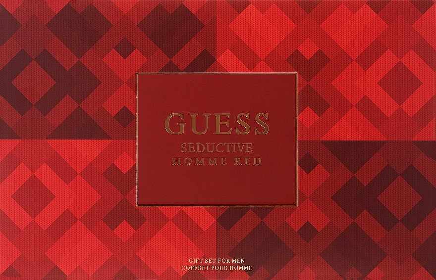 Guess Seductive Red Homme - Набір (edt/100 ml + deo/226 ml + sh/gel/100 ml + bag/1pc) — фото N3