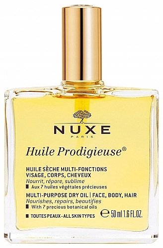 Набор - Nuxe Huile Prodigieuse + Hair Prodigieux (oil/50ml + shm/30ml) — фото N2