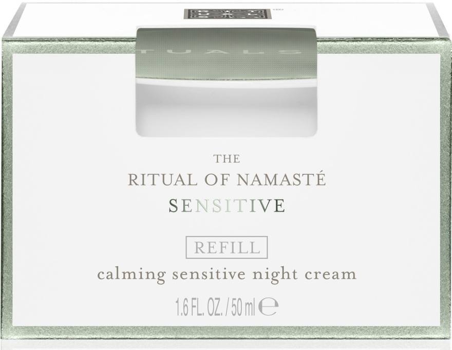 Успокаивающий ночной крем для лица - Rituals The Ritual Of Namaste Calming Sensitive Night Cream Refill (сменный блок) — фото N2