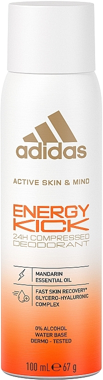 Дезодорант для женщин - Adidas Energy Kick Deodorant 48h For Women — фото N1