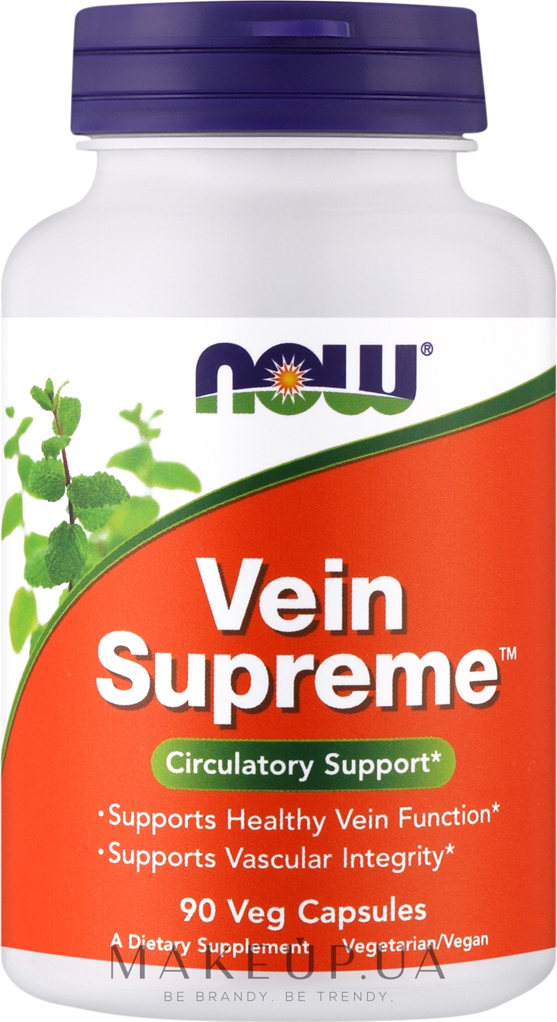 Растительная добавка "Vein Supreme" - Now Foods Vein Supreme Veg Capsules — фото 90шт