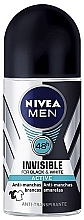 Парфумерія, косметика Кульковий дезодорант-антиперспірант - NIVEA Men Black & White Invisible Active Deodorant Roll On