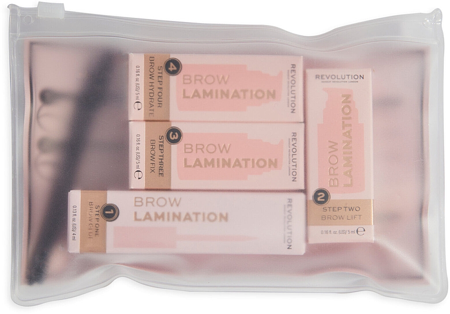 Набір для ламінування брів - Makeup Revolution Brow Lamination Kit — фото N3