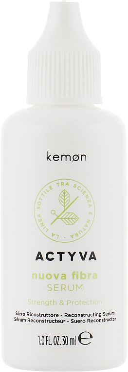 Відновлювальна сироватка для волосся - Kemon Actyva Nuova Fiber Serum — фото N2