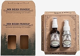 Набір - Mr Bear Family Beard Wilderness Kit (fluid/60ml+balm/50ml) — фото N1