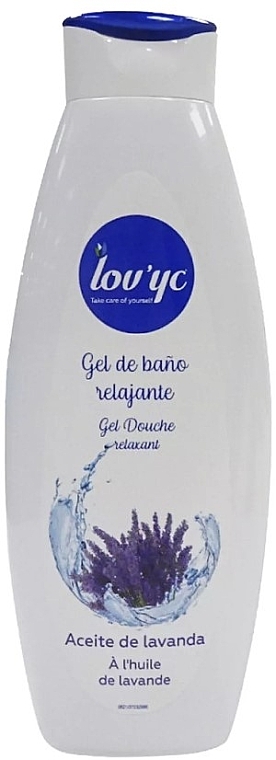 Гель для душа "Лавандовое масло" - Lovyc Lavander Oil Shower Gel — фото N1