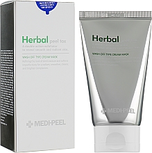 Заспокійливий пілінг-маска з ефектом детоксу - MEDIPEEL Herbal Peel Tox Wash Off Type Cream Mask — фото N5
